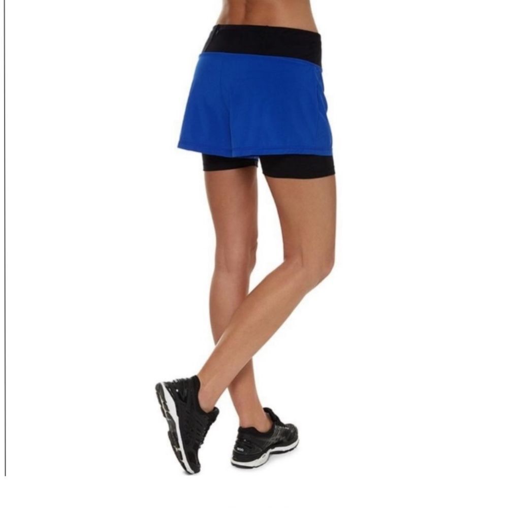 Sweaty Betty Blue & Black‎ Athletic Running Shorts Workout Activewear XL